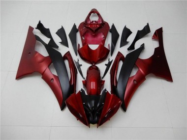 Aftermarket Red Black 08-16 Yamaha YZF R6 Fairing Kit & Bodywork Sale