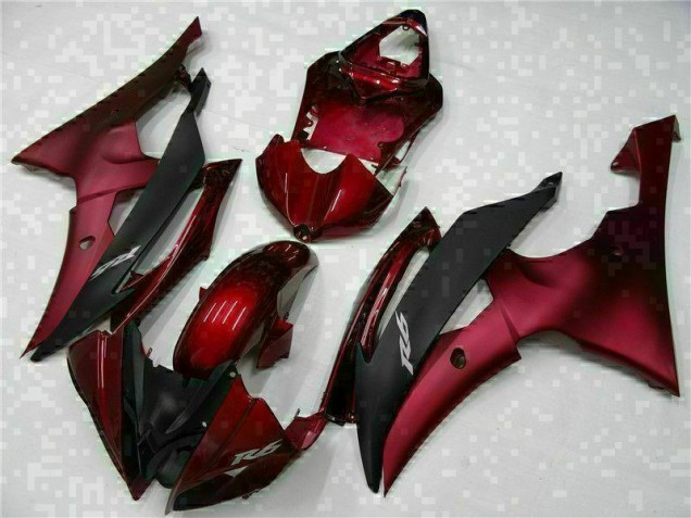 Aftermarket Red Black 08-16 Yamaha YZF R6 Fairing Kit Sale Aftermarket Red Black 08-16 Yamaha YZF R6 Fairing Kit Sale