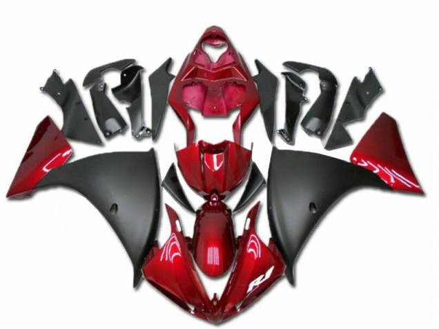 Aftermarket Red Black 09-11 Yamaha YZF R1 Motorcycle Fairings Sale Aftermarket Red Black 09-11 Yamaha YZF R1 Motorcycle Fairings Sale