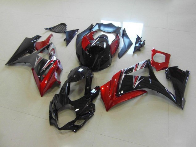 Aftermarket Red Black No Sticker 07-08 Suzuki GSXR 1000 Motorcycle Fairings Sale