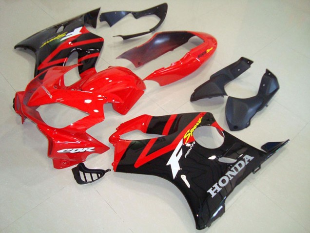 Aftermarket Red Black Red Tail 04-07 Honda CBR600 F4i Motorcycle Fairings Sale