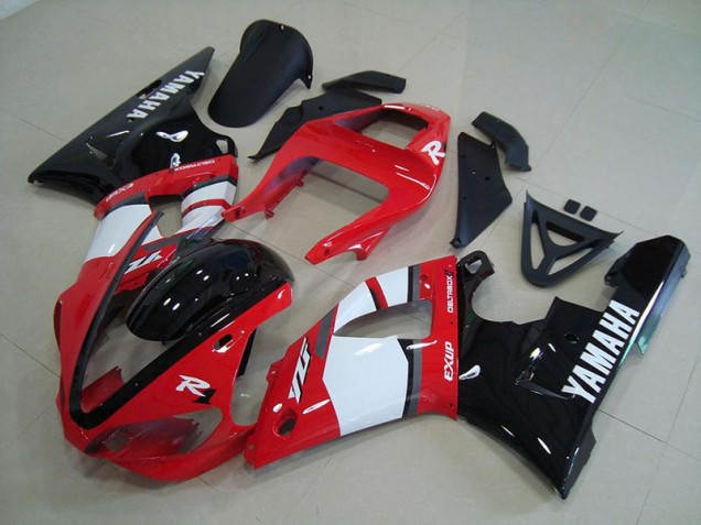 Aftermarket Red Black White 00-01 Yamaha YZF R1 Motorcycle Fairings Sale Aftermarket Red Black White 00-01 Yamaha YZF R1 Motorcycle Fairings Sale