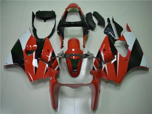 Aftermarket Red Black White 00-02 Kawasaki Ninja ZX6R Motorcycle Fairings Sale Aftermarket Red Black White 00-02 Kawasaki Ninja ZX6R Motorcycle Fairings Sale