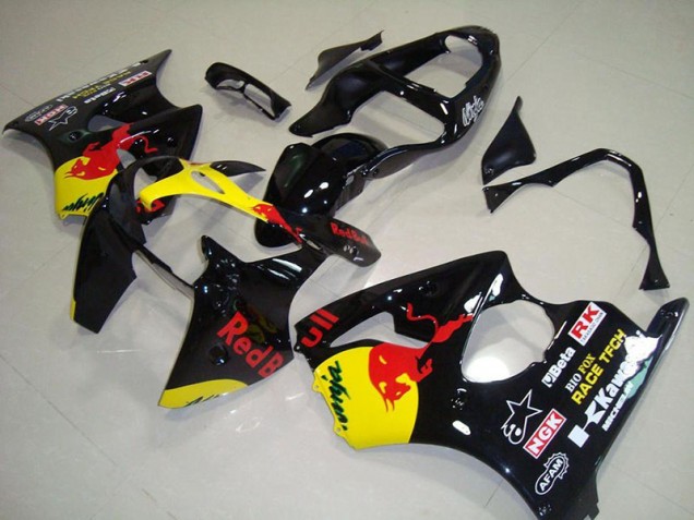 Aftermarket Red Bull 00-02 Kawasaki Ninja ZX6R Motorcycle Fairings Sale Aftermarket Red Bull 00-02 Kawasaki Ninja ZX6R Motorcycle Fairings Sale