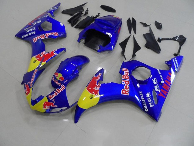 Aftermarket Red Bull 03-05 Yamaha YZF R6 Motorcycle Fairings Sale Aftermarket Red Bull 03-05 Yamaha YZF R6 Motorcycle Fairings Sale