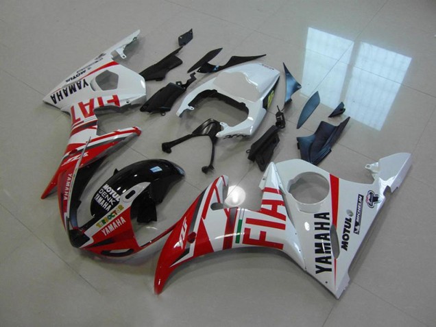 Aftermarket Red Fiat 03-05 Yamaha YZF R6 Motorcycle Fairings Sale Aftermarket Red Fiat 03-05 Yamaha YZF R6 Motorcycle Fairings Sale