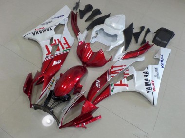 Aftermarket Red Fiat 06-07 Yamaha YZF R6 Motorcycle Fairings Sale