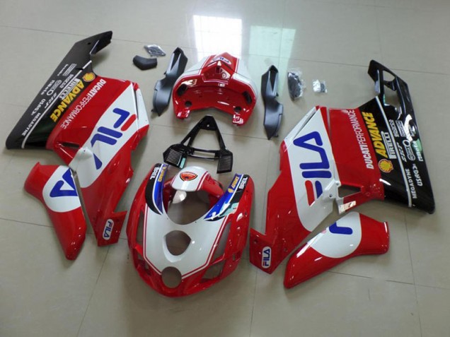 Aftermarket Red Fila 03-04 Ducati 749 999 Motorcycle Fairings Sale