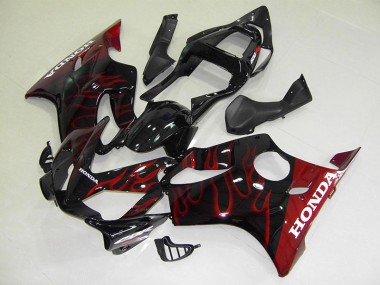 Aftermarket Red Flame 01-03 Honda CBR600 F4I Motorcycle Fairings Sale