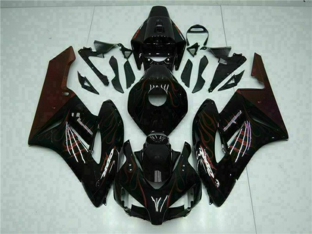 Aftermarket Red Flame 04-05 Honda CBR1000RR Motorcycle Fairings Sale