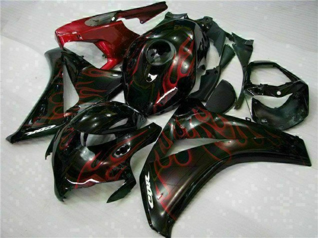 Aftermarket Red Flame 08-11 Honda CBR1000RR Motorcycle Fairings Sale