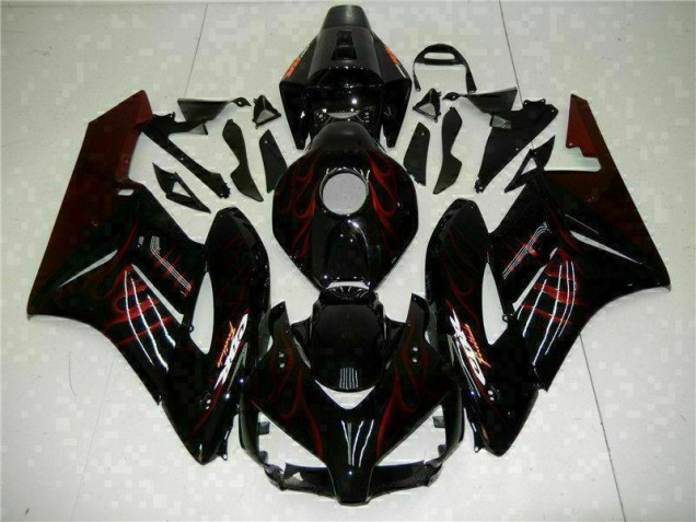 Aftermarket Red Flame Black 04-05 Honda CBR1000RR Motorcycle Fairings Sale Aftermarket Red Flame Black 04-05 Honda CBR1000RR Motorcycle Fairings Sale