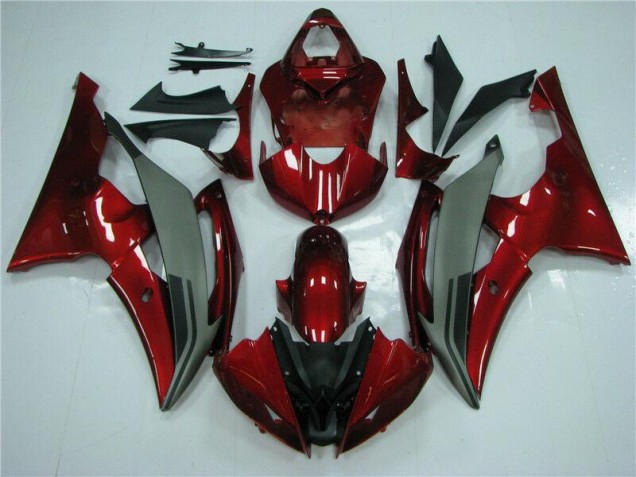 Aftermarket Red Grey 08-16 Yamaha YZF R6 Motorcycle Fairings Sale Aftermarket Red Grey 08-16 Yamaha YZF R6 Motorcycle Fairings Sale