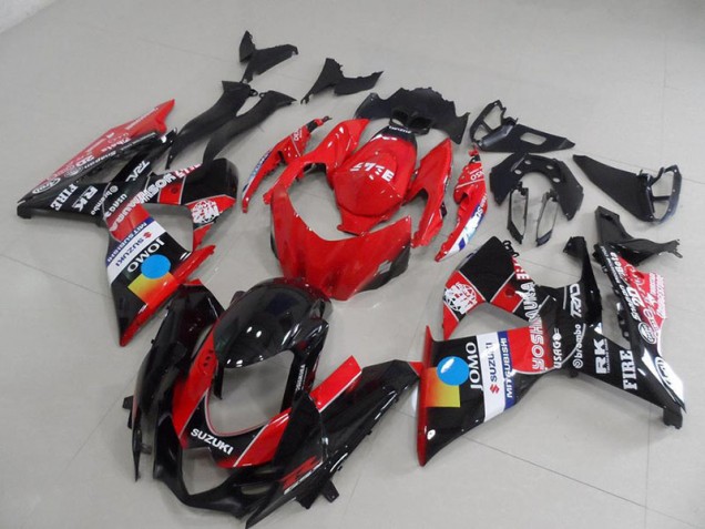 Aftermarket Red Jomo 09-16 Suzuki GSXR 1000 Motorcycle Fairings Sale Aftermarket Red Jomo 09-16 Suzuki GSXR 1000 Motorcycle Fairings Sale
