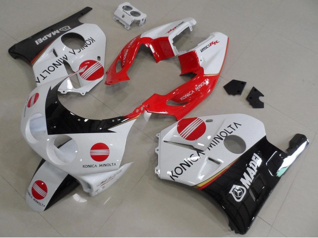 Aftermarket Red Konica 91-98 Honda CBR250RR MC22 MC22 Motorcycle Fairings Sale Aftermarket Red Konica 91-98 Honda CBR250RR MC22 MC22 Motorcycle Fairings Sale