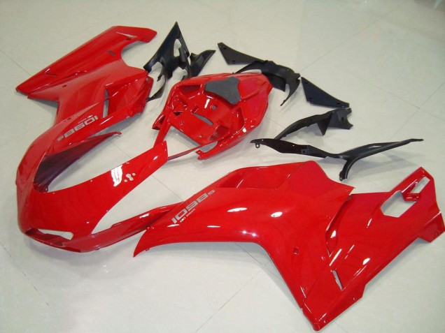 Aftermarket Red Original 07-12 Ducati 848 1098 1198 Motorcycle Fairings Sale