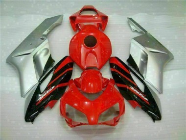 Aftermarket Red Silver 04-05 Honda CBR1000RR Motorcycle Fairings Sale