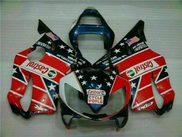 Aftermarket Red White 01-03 Honda CBR600 F4i Motorcycle Fairings Sale Aftermarket Red White 01-03 Honda CBR600 F4i Motorcycle Fairings Sale