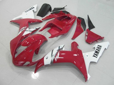 Aftermarket Red White 02-03 Yamaha YZF R1 Motorcycle Fairings Sale