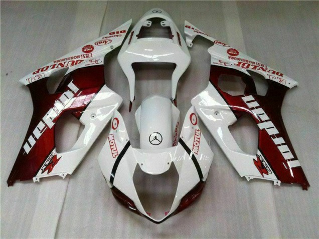 Aftermarket Red White 03-04 Suzuki GSXR 1000 Motorcycle Fairings & Bodywork Sale Aftermarket Red White 03-04 Suzuki GSXR 1000 Motorcycle Fairings & Bodywork Sale