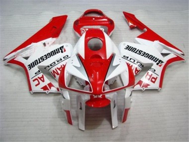 Aftermarket Red White 05-06 Honda CBR600RR Full Fairing Kit Sale