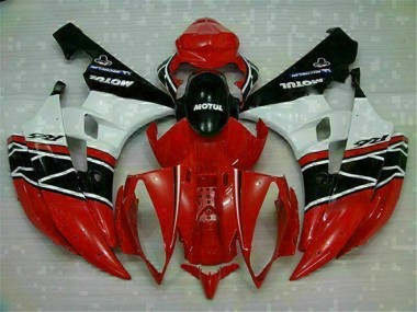 Aftermarket Red White 06-07 Yamaha YZF R6 Complete Fairing Kit Sale