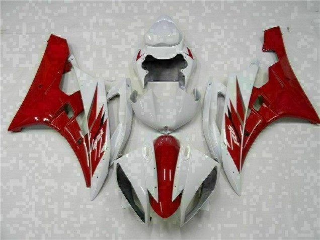 Aftermarket Red White 06-07 Yamaha YZF R6 Fairing Kit & Bodywork Sale