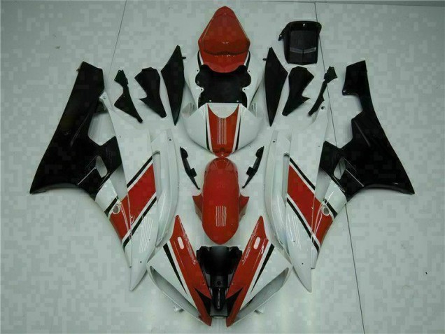 Aftermarket Red White 06-07 Yamaha YZF R6 Motorcycle Fairings & Bodywork Sale Aftermarket Red White 06-07 Yamaha YZF R6 Motorcycle Fairings & Bodywork Sale