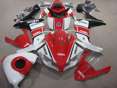 Aftermarket Red White 07-08 Yamaha YZF R1 Motorcycle Fairings Sale