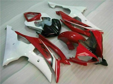 Aftermarket Red White 08-16 Yamaha YZF R6 Motorcycle Fairings & Bodywork Sale