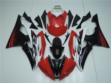 Aftermarket Red White 08-16 Yamaha YZF R6 Motorcycle Fairings Sale