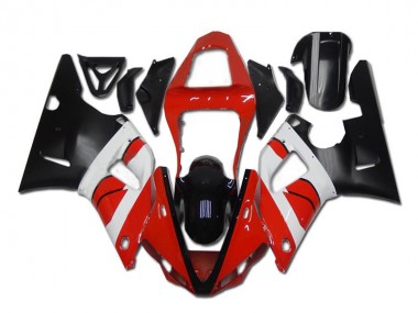 Aftermarket Red White Black 00-01 Yamaha YZF R1 Motorcycle Fairings Sale