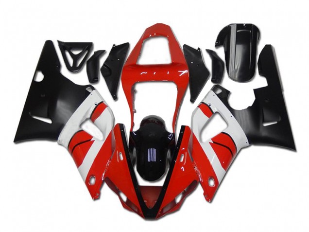 Aftermarket Red White Black 00-01 Yamaha YZF R1 Motorcycle Fairings Sale Aftermarket Red White Black 00-01 Yamaha YZF R1 Motorcycle Fairings Sale