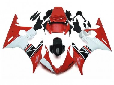 Aftermarket Red White Black 03-05 Yamaha YZF R6 Motorcycle Fairings & Bodywork Sale