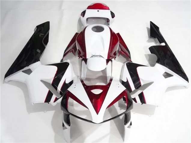 Aftermarket Red White Black 05-06 Honda CBR600RR Motorcycle Fairings Sale
