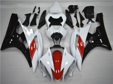 Aftermarket Red White Black 06-07 Yamaha YZF R6 Motorcycle Fairings Sale