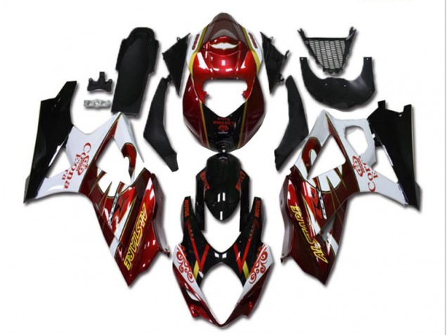 Aftermarket Red White Black 07-08 Suzuki GSXR 1000 Motorcycle Fairings Sale Aftermarket Red White Black 07-08 Suzuki GSXR 1000 Motorcycle Fairings Sale