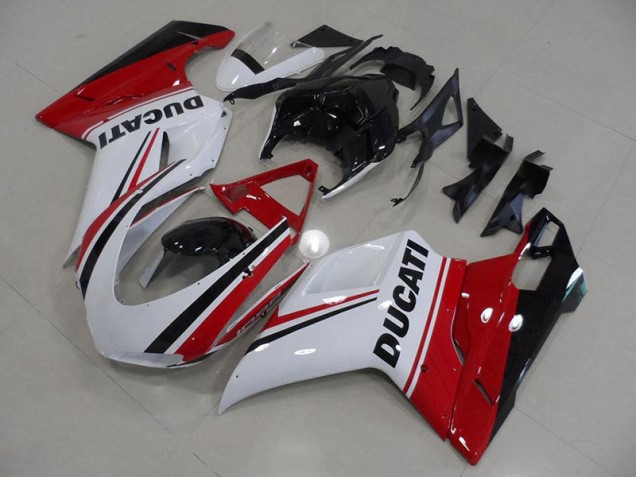 Aftermarket Red White Black 07-12 Ducati 848 1098 1198 Motorcycle Fairings Sale Aftermarket Red White Black 07-12 Ducati 848 1098 1198 Motorcycle Fairings Sale
