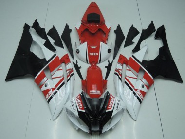 Aftermarket Red White Black 08-16 Yamaha YZF R6 Fairing Kit & Bodywork Sale