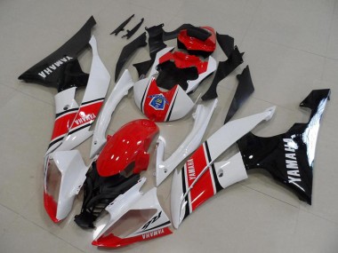 Aftermarket Red White Black 08-16 Yamaha YZF R6 Motorcycle Fairings Sale