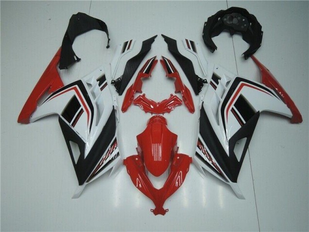 Aftermarket Red White Black 13-16 Kawasaki Ninja EX300 Motorcycle Fairings Sale Aftermarket Red White Black 13-16 Kawasaki Ninja EX300 Motorcycle Fairings Sale