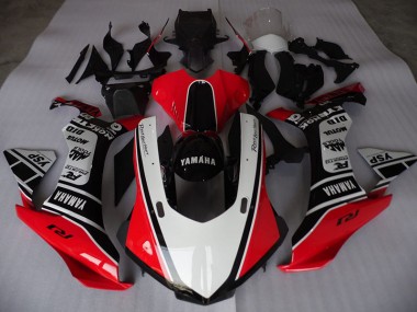 Aftermarket Red White Black 15-19 Yamaha YZF R1 Motorcycle Fairings Sale