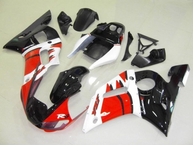 Aftermarket Red White Black 98-02 Yamaha YZF R6 Motorcycle Fairings Sale Aftermarket Red White Black 98-02 Yamaha YZF R6 Motorcycle Fairings Sale
