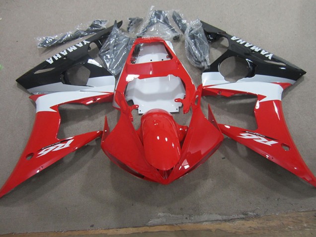 Aftermarket Red White Decal 03-05 Yamaha YZF R6 Motorcycle Fairings Sale Aftermarket Red White Decal 03-05 Yamaha YZF R6 Motorcycle Fairings Sale