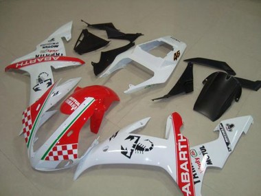 Aftermarket Red White Flag 02-03 Yamaha YZF R1 Motorcycle Fairings Sale