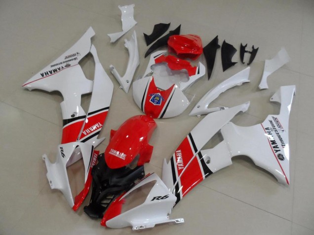 Aftermarket Red White OEM Style 08-16 Yamaha YZF R6 Motorcycle Fairings Sale Aftermarket Red White OEM Style 08-16 Yamaha YZF R6 Motorcycle Fairings Sale