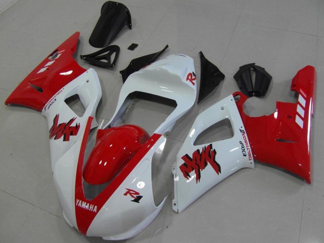 Aftermarket Red White Race 00-01 Yamaha YZF R1 Motorcycle Fairings Sale Aftermarket Red White Race 00-01 Yamaha YZF R1 Motorcycle Fairings Sale
