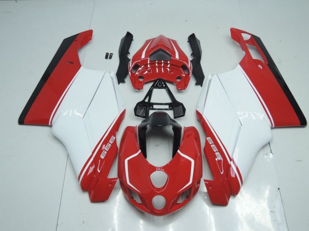 Aftermarket Red White Red 05-06 Ducati 749 999 Motorcycle Fairings Sale