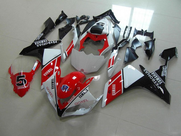Aftermarket Red White Stickers 07-08 Yamaha YZF R1 Motorcycle Fairings Sale Aftermarket Red White Stickers 07-08 Yamaha YZF R1 Motorcycle Fairings Sale