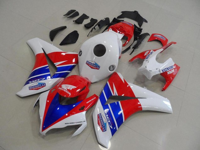 Aftermarket Red White TT Legends 08-11 Honda CBR1000RR Motorcycle Fairings Sale